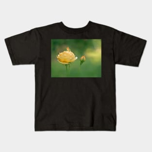 Mellow Yellow Rose Kids T-Shirt